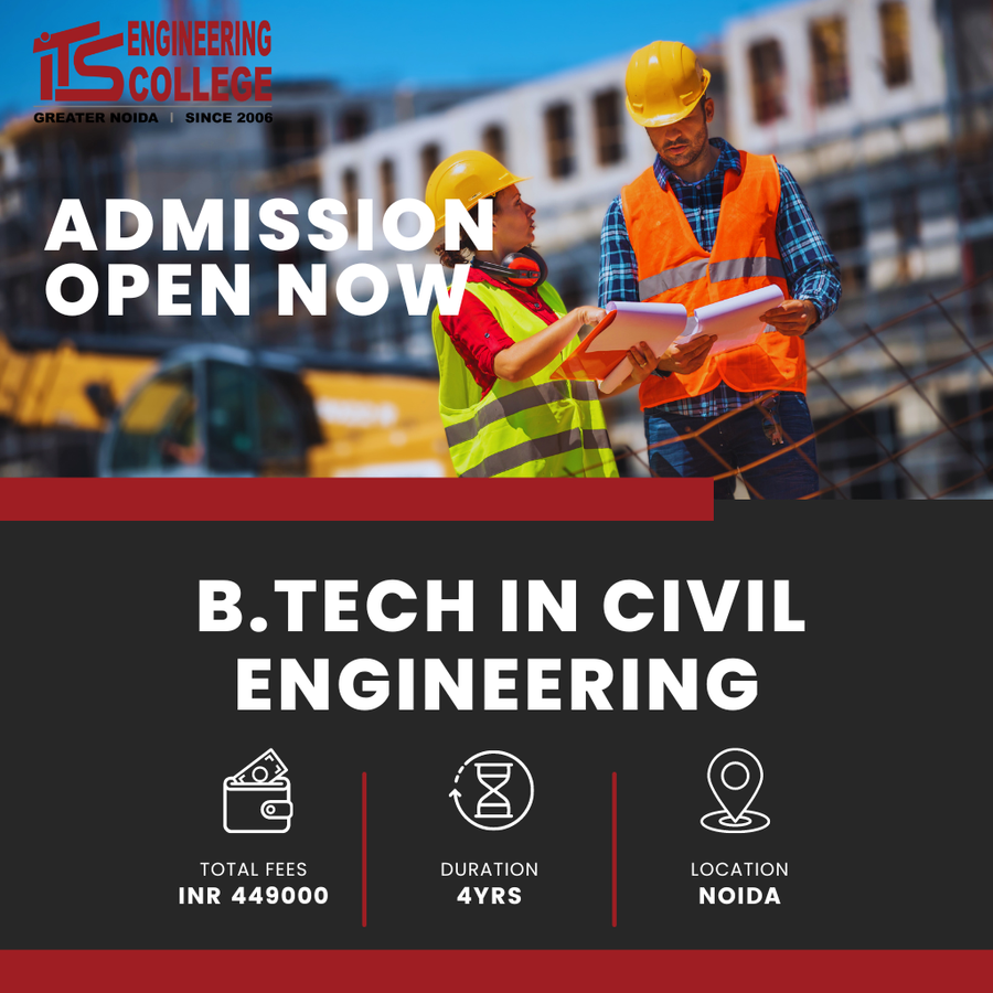  B.Tech in Civil Engineering at ITS Engineering College, Noida